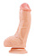 Фаллос RealStick #207 телесный с присоской, 15 см