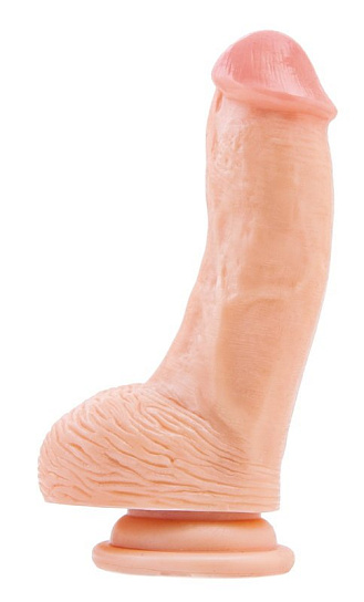 Фаллос RealStick #207 телесный с присоской, 15 см