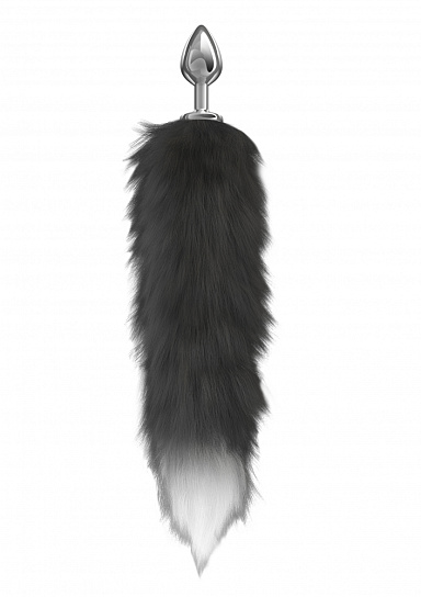 Пробка анальная с хвостом DIAMOND, размер М