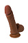Фаллос TOYFA RealStick Elite Mulatto мулат, 16 см