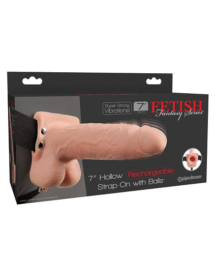 Универсальный полый вибрострапон Fetish Fantasy 7
