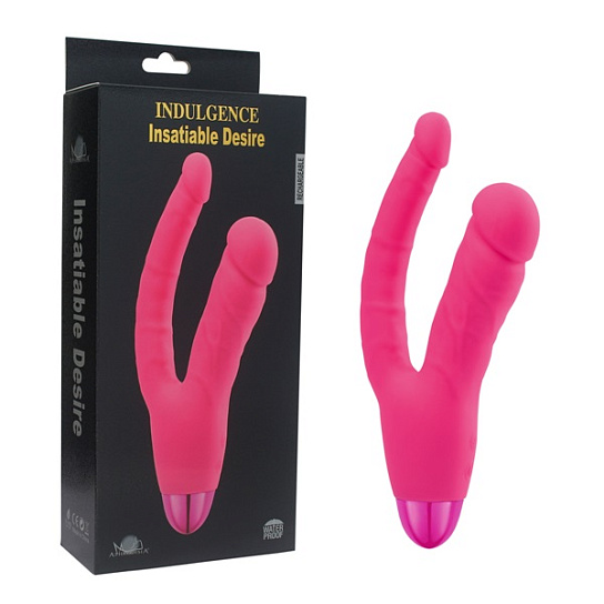 Вибратор INDULGENCE Rechargeable Insatiable Desire, розовый