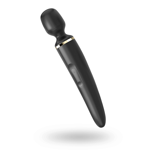Вибромассажер Satisfyer Wand-er Woman для всего тела, черный