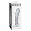 Стеклянный фалломитатор Icicles No. 62, прозрачный