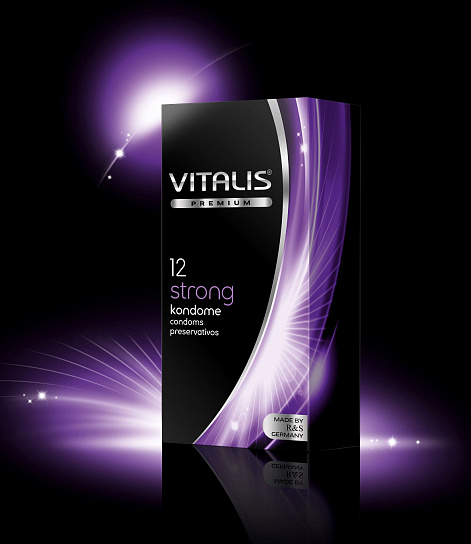 Vitalis Premium Strong латексные кондомы повышенной прочности