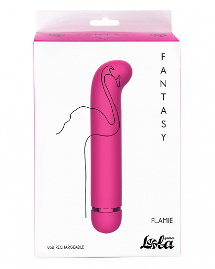 Вибратор Lola Games Fantasy Flamie для точки G, розовый