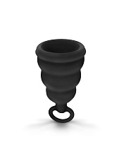 Менструальная чаша Gvibe Gcup с дополнительной защитой от протеканий, 20 мл, черная