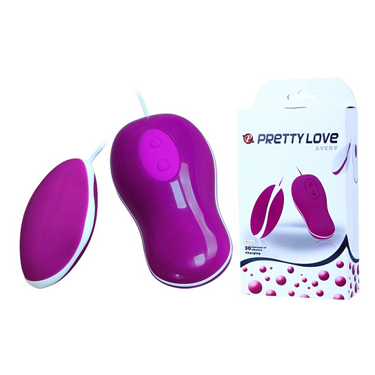 Виброяйцо Pretty Love, 30 функций вибрации, эскалации и пульсации