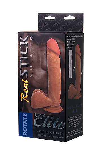 Ротатор-мулат TOYFA RealStick Elite Mulatto, 16 см