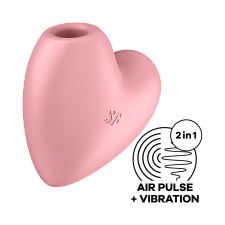 Бесконтактный стимулятор клитора Satisfyer Cutie Heart, нежно-розовый