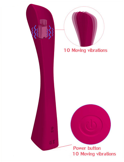 Элегантный вибратор Magic Wand, 22 см