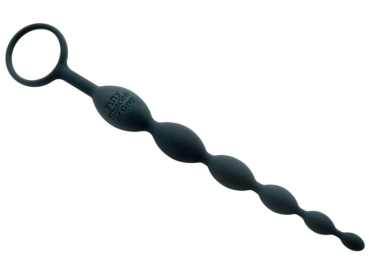 Анальная цепочка с кольцом Pleasure Intensified