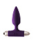 Анальная пробка - стимулятор Glory с шариком внутри, фиолетовая