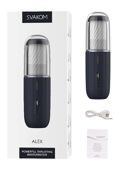 Автоматический мастурбатор с голосовым сопровождением Svakom Alex