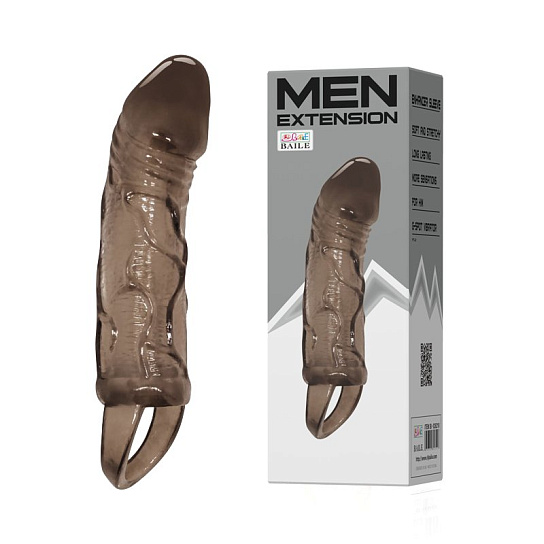 Увеличивающая рельефная насадка на член Men Extension