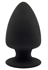 Черная анальная пробка Adrien Lastic SileXD Model 1, 11 см