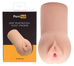 Pornhub Deep Penetration Мастурбатор с половыми губами и клитором