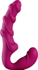 Безремневой страпон SHARE XL, 10 см, розовый
