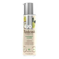 Массажное масло System JO Naturals Coconut & Lime, 120 мл
