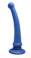 Анальная тонкая втулка с гладкой поверхностью Rapier Plug, синяя