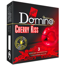 Ароматизированные презервативы DOMINO Cherry Kiss