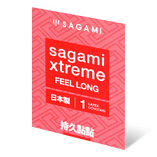 Ультратонкие латексные презервативы Sagami Xtreme 0.04, №1