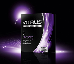 Vitalis Premium Strong латексные презервативы повышенной прочности