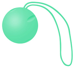 Силиконовый вагинальный шарик Trend для массажа мышц, диаметр 3.5 см, зеленый
