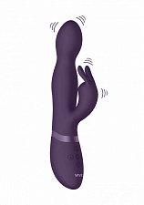 Вибратор-кролик Niva с функцией ротация, фиолетовый