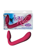 Безременной страпон женский Love Ride LOVE RIDER, 20 см, малиновый
