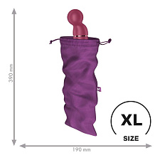 Мешочек для хранения вибромассажера Satisfyer Treasure Bag XL, фиолетовый