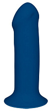 Фаллоимитатор на присоске с двойной плотностью Adrien Lastic HITSENS S01 17.7 см, синий