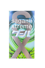 Презервативы из латекса Sagami Xtreme Mint, 10 шт