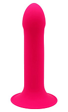 Дилдо на присоске с двойной плотностью Adrien Lastic HITSENS S02 16.7 см, розовый